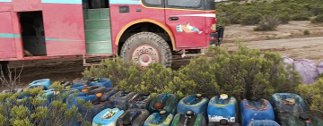 Militares del CEO-LCC recuperan 1.000 litros de diésel en Charaña