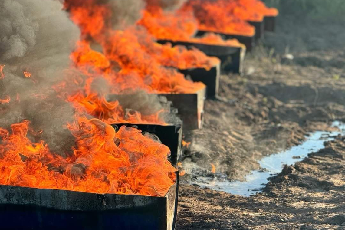 UNODC certifica incineración de casi media tonelada de cocaína