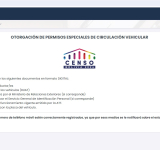INE habilita plataforma para solicitar permiso de circulación de vehículos en el día del Censo