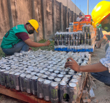 Aduana anula 30 toneladas de bebidas comisadas al contrabando