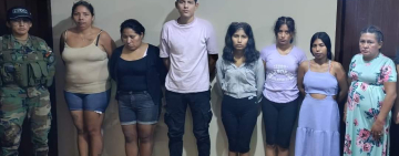 Capturan a 7 mujeres con 7 kilos de cocaína adherida a su cuerpo