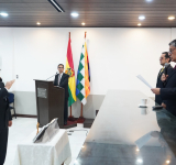 Lanchipa juramenta a Marco Arce como nuevo Fiscal de Pando