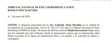 Tribunal de Ética Periodística ordena a radio Kawsachun Coca conceder el “derecho a réplica” a viceministra Alcón