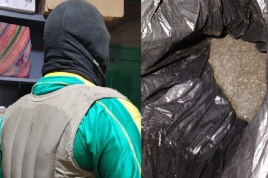 Aprehenden a un hombre que se llevaba 42 kilos de mineral de la empresa Huanuni