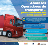 Impuestos emite norma para que operadores del transporte se beneficien de tasa cero IVA 
