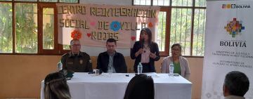 VIO en Pando presenta el "Módulo del Sistema Penal para Adolescentes"