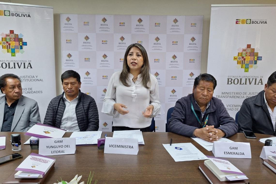 VIO y 5 municipios de Oruro forman Red Local Litoral contra la violencia