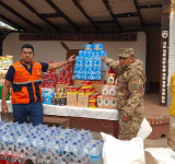 Sigue el abastecimiento de insumos para los bomberos de las FFAA