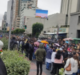 Vecinos paralizan la ciudad contra la crisis económica e inseguridad alimentaria