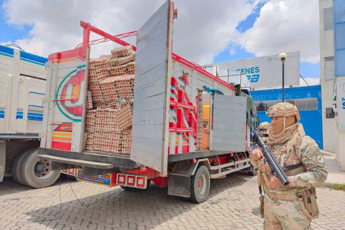 Incautan aceite, azúcar, huevo y otros productos por cerca de Bs 1 millón con destino a Perú