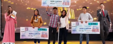 Oruro celebra la victoria de su representante Víctor Soliz en la “Academia del Saber”