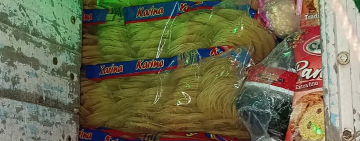 En zonas fronterizas con Perú comisan 4 camiones abarrotados de alimentos