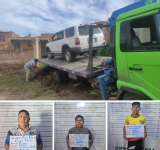 Policía Boliviana desarticula a banda de avezados auteros