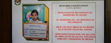 Fiscalía pide cárcel para mujer que abandonó a sus hijos y fue hallada en un alojamiento