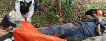 Navales y comunarios rescatan un cuerpo sin vida en el Río Madidi