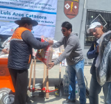 Defensa Civil entrega 17, 6 Tn de Ayuda Humanitaria en La Paz