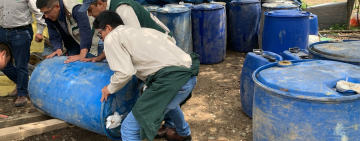 Fiscalía indaga procedencia de 1.600 litros de gasolina hallada en una vivienda