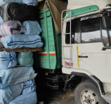 Vecinos de Valle Hermoso obstaculizan comiso de 8 camiones con contrabando