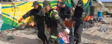 Colisión frontal de omnibuses se cobra la vida de 37 personas