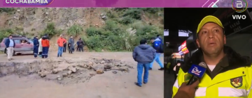 Restringen viajes a Cochabamba por deslizamientos en Llavini