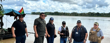Comisión verifica actividades mineras ilegales en ríos de Pando y Beni