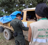 La ANH intercepta dos vehículos sin placas que transportaban  Diésel Oíl 