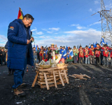 Arce participa de la ofrenda de agradecimiento a la Pachamama por los 30 años del MAS – IPSP