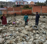 Declaran alerta roja por alto riesgo de deslizamientos en la zona de Callapa de La Paz