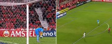 Sancionaron la regla de los ocho segundos por primera vez en la Copa Sudamericana: la secuencia en el triunfo de Independiente