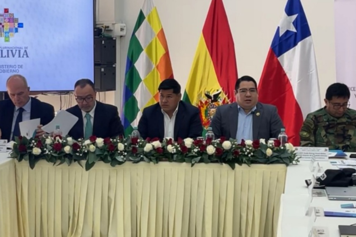 Bolivia y Chile fortalecen cooperación en la lucha contra el narcotráfico y delitos conexos