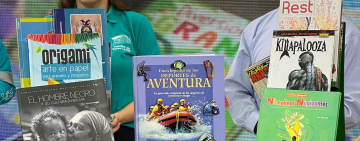 Instalan Feria del Libro con un sector para lectura en la Terminal de Buses de La Paz