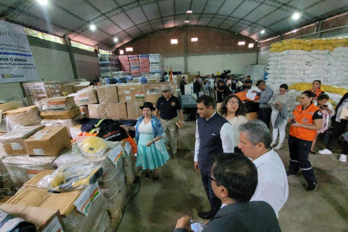 Gobierno recibe apoyo de la India para fortalecer a bomberos forestales 