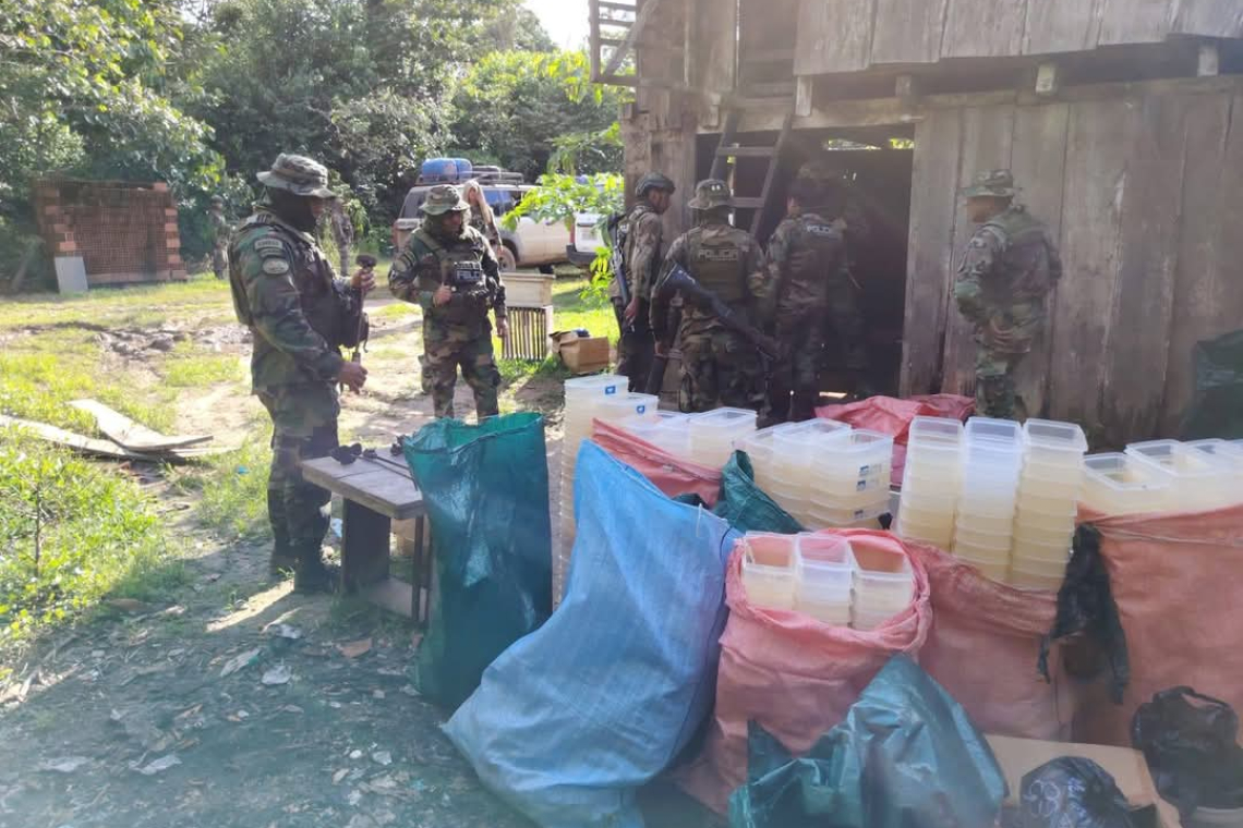 UMOPAR halla lote de químicos en un municipio del Chapare