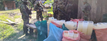 UMOPAR halla lote de químicos en un municipio del Chapare