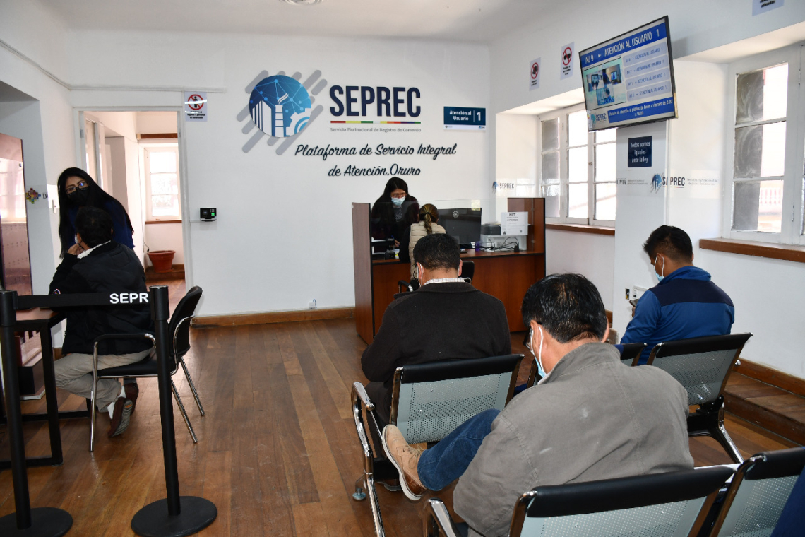 Seprec prevé recaudar este año Bs 68 millones y contar con una base empresarial que supere las 407.387 unidades económicas