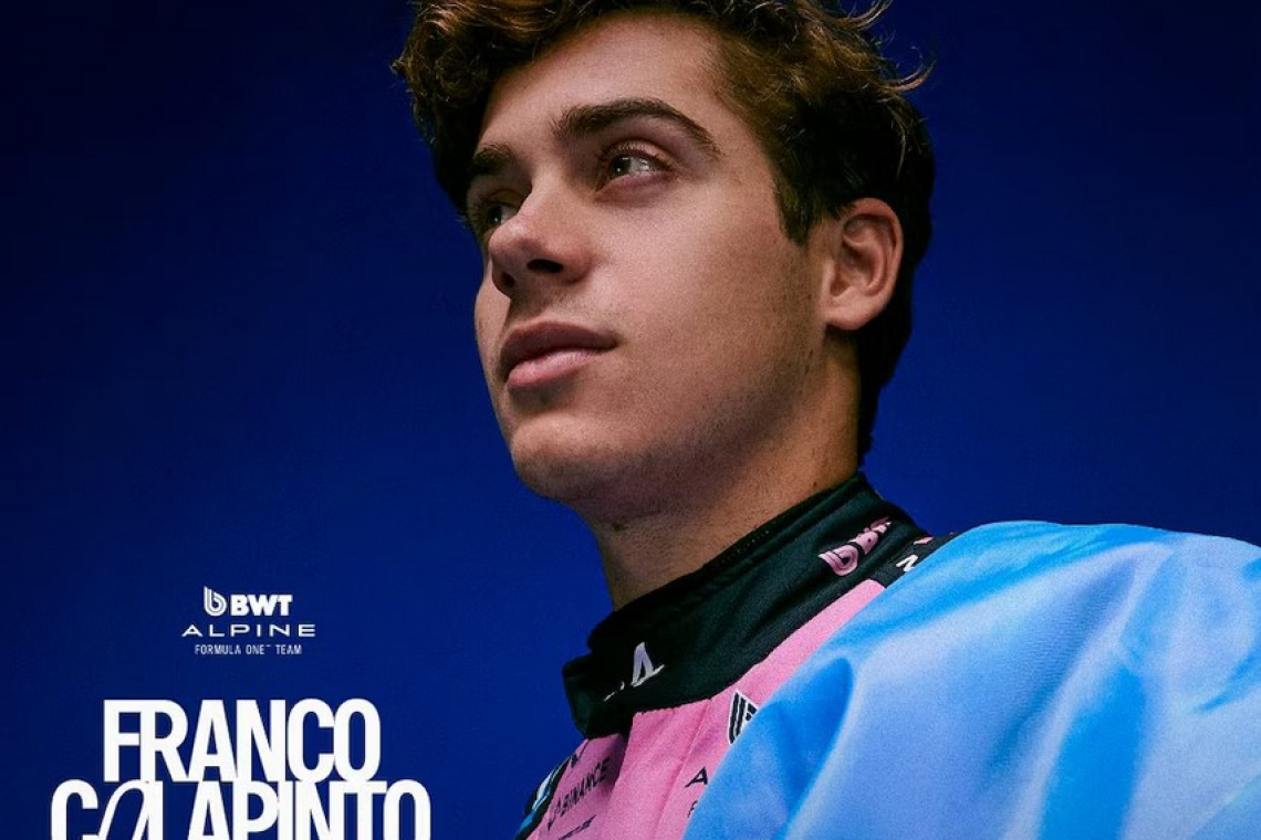 Franco Colapinto volverá a correr en la Fórmula 1 y debutará con Alpine en Imola 