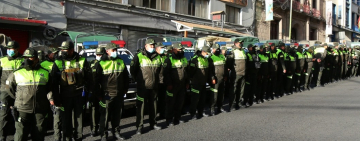Policía activará plan de seguridad ante posible llegada de marcha evista a La Paz