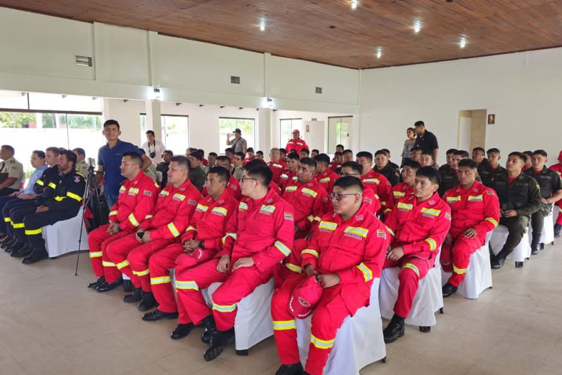 En Curso Internacional franceses capacitaron a Bomberos Forestales