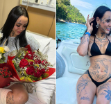 'Influencer' brasileña sufre brutal ataque de su ex y muestra sus heridas en vivo