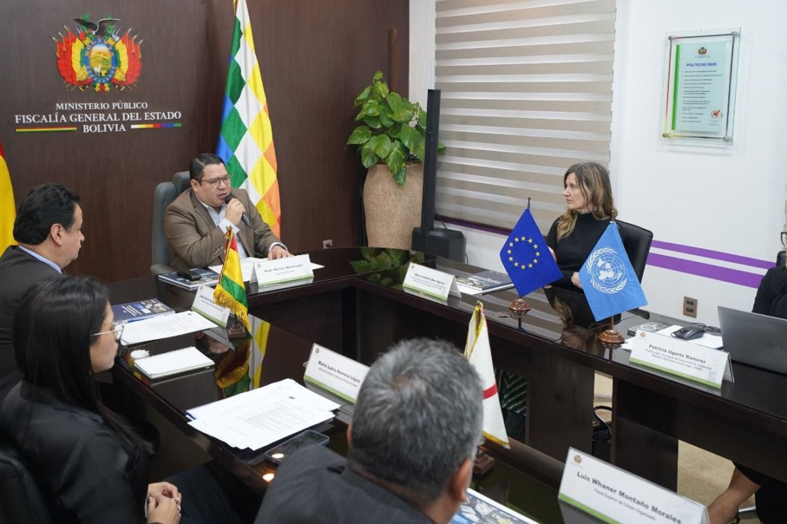 Fiscalía fortalece ayuda internacional técnico con la UNODC y FIAP