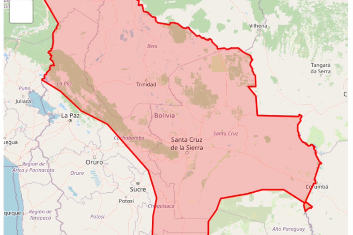 Activan alerta Roja por ingreso de frente frío que afectará a 6 departamentos y pronostican heladas en los valles