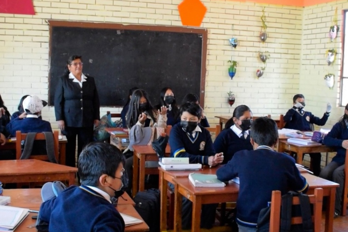 Los escolares no están obligados a llevar uniforme, deben usar ropa abrigada ante la ola de frío