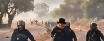 Policías desbloquean puente Khora en Vinto y recuperan ambulancia atacada por evistas