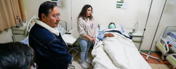 Presidente visita a heridos, carretera al occidente bajo control de FFAA y la Policía