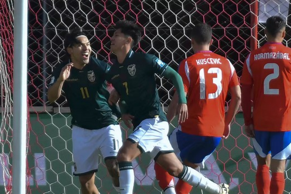 Bolivia le ganó 2-0 al Chile de Ricardo Gareca y lo dejó afuera del Mundial 2026