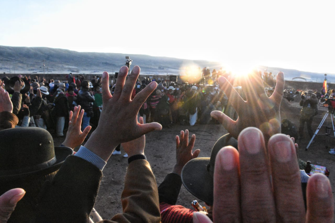 Presidente Arce recibirá el Año Nuevo Andino Amazónico 5.533 en Tiwanaku