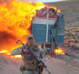 Comisan camión con contrabando valuado en Bs 750.000 y detectan 10 nuevos pasos ilegales en la frontera con Chile