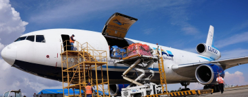 Mediante 31 vuelos se abasteció de alimentos e insumos al país durante el bloqueo evista