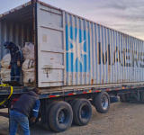 La AJ exporta 542,05 kilos de residuos de medios de juego decomisados