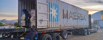 La AJ exporta 542,05 kilos de residuos de medios de juego decomisados